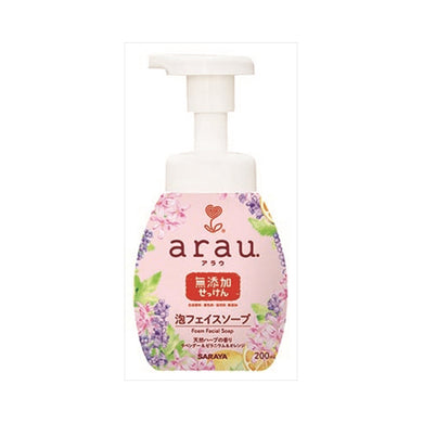 【送料無料】サラヤ arau.(アラウ) 泡フェイスソープ 本体 200mLJANCODE4973512238635