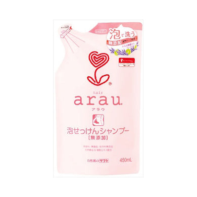 【送料無料】サラヤ arau.(アラウ)　泡せっけんシャンプー　詰替用　450mLJANCODE4973512257698