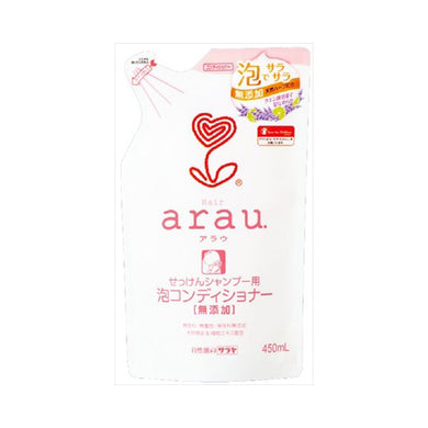 【送料無料】サラヤ arau.(アラウ)　泡コンディショナー　詰替用　450mLJANCODE4973512257711