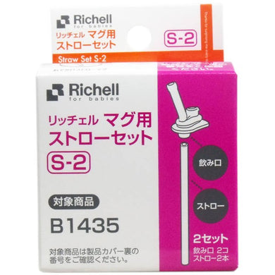 【送料無料】リッチェル リッチェル マグ用ストローセット S-2JANCODE4973655937952