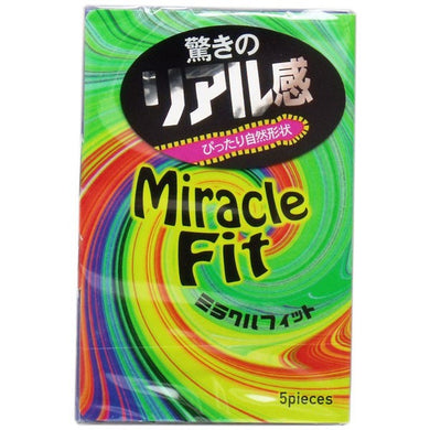 【メール便送料無料】相模ゴム工業 サガミ ミラクルフィット コンドーム 5個入JANCODE4974234020997