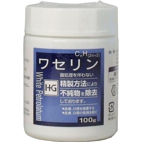 【送料無料】大洋製薬  皮膚保護　ワセリンHG　100gJANCODE4975175023214