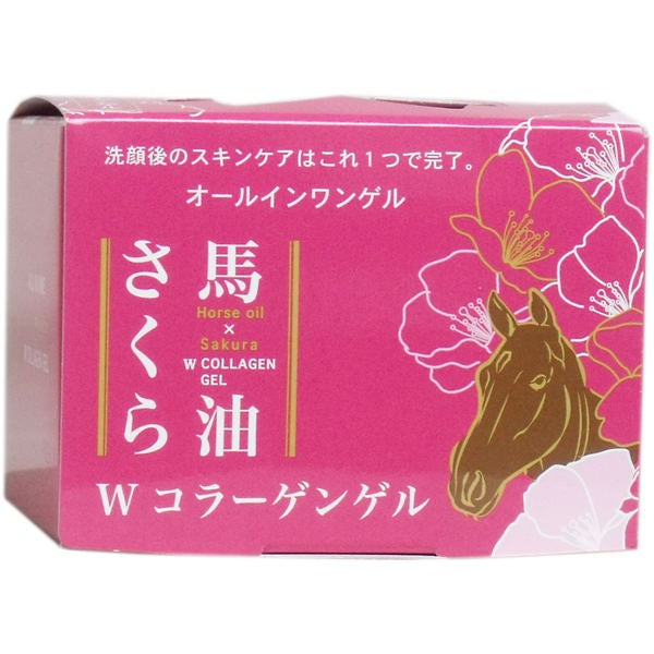 【送料無料】フェニックス 馬油さくら Wコラーゲンゲル 100gJANCODE4976551014963