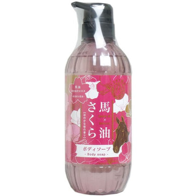 【送料無料】フェニックス 馬油さくら ボディソープ 500mLJANCODE4976551911484