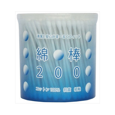 【送料無料】綿棒200本ケースJANCODE4976558005537