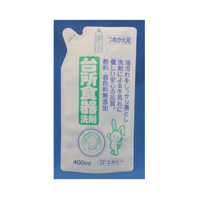 【送料無料】エルミー台所食器洗剤替400ML　JANCODE4983239396495