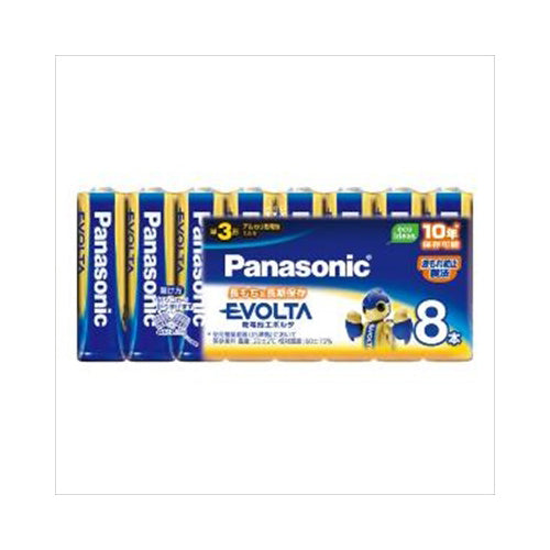 【メール便送料無料】エボルタ単3＊8P　LR6EJ／8SWJANCODE4984824811386