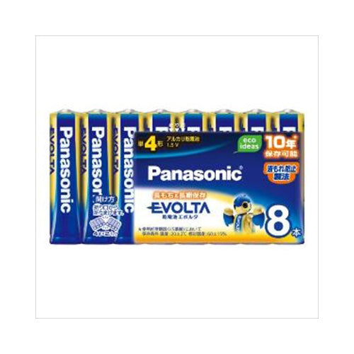 【メール便送料無料】エボルタ単4＊8P　LR03EJ／8SWJANCODE4984824811461