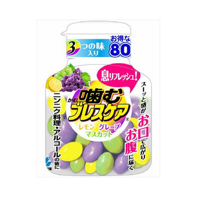 【送料無料】小林製薬 噛むブレスケアボトル アソート3つの味入 80粒入JANCODE4987072027103