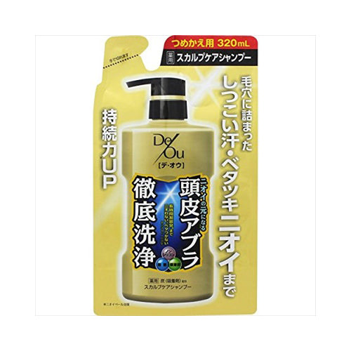 【メール便送料無料】デ・オウ薬用スカルプケアシャンプー詰替320ML　JANCODE4987241148790